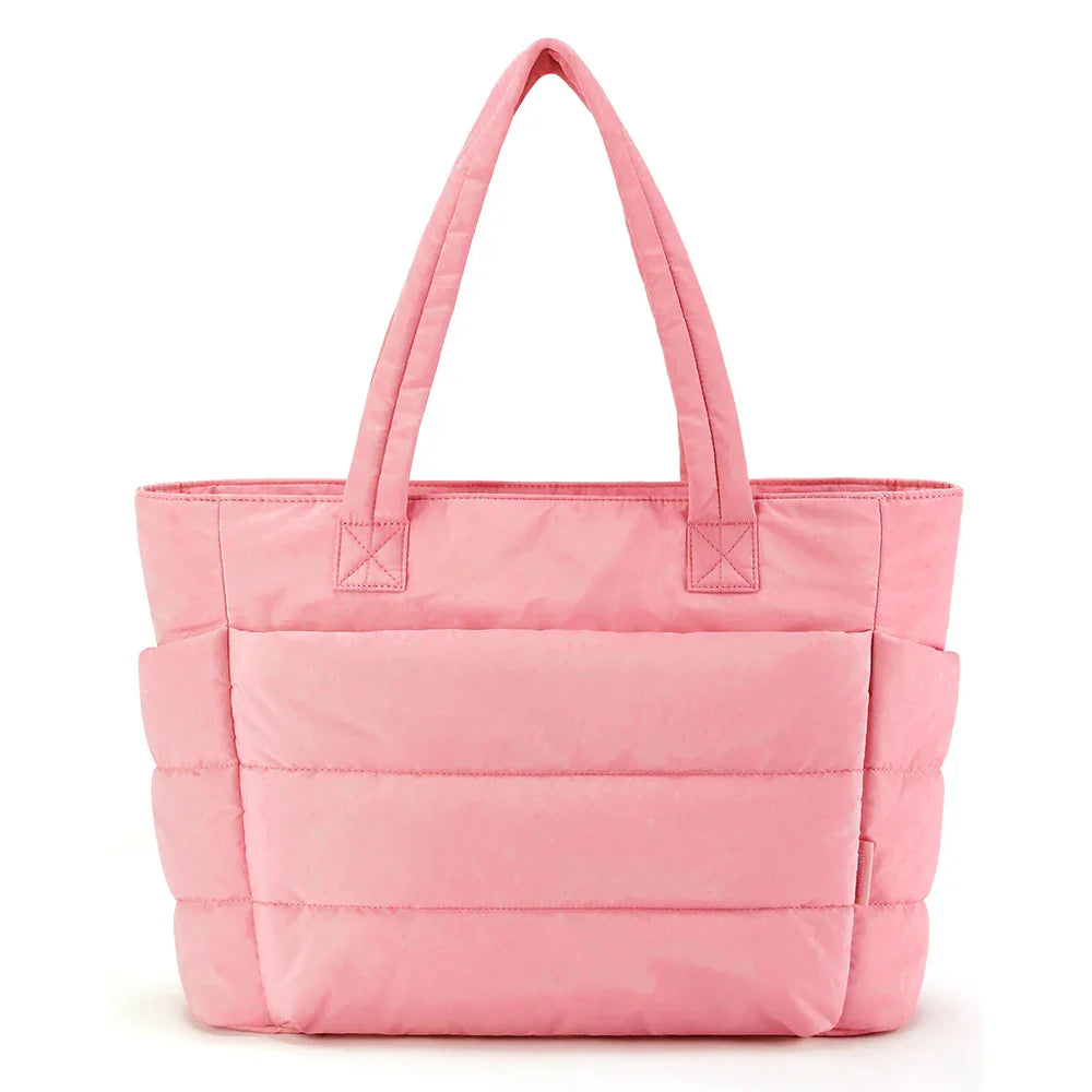 Puff Computer Tote Bag - Rose