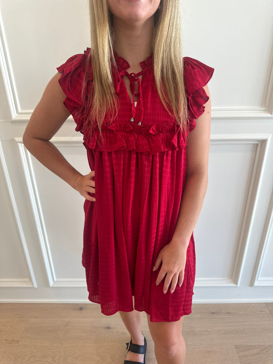 Scarlet Swing Mini Dress