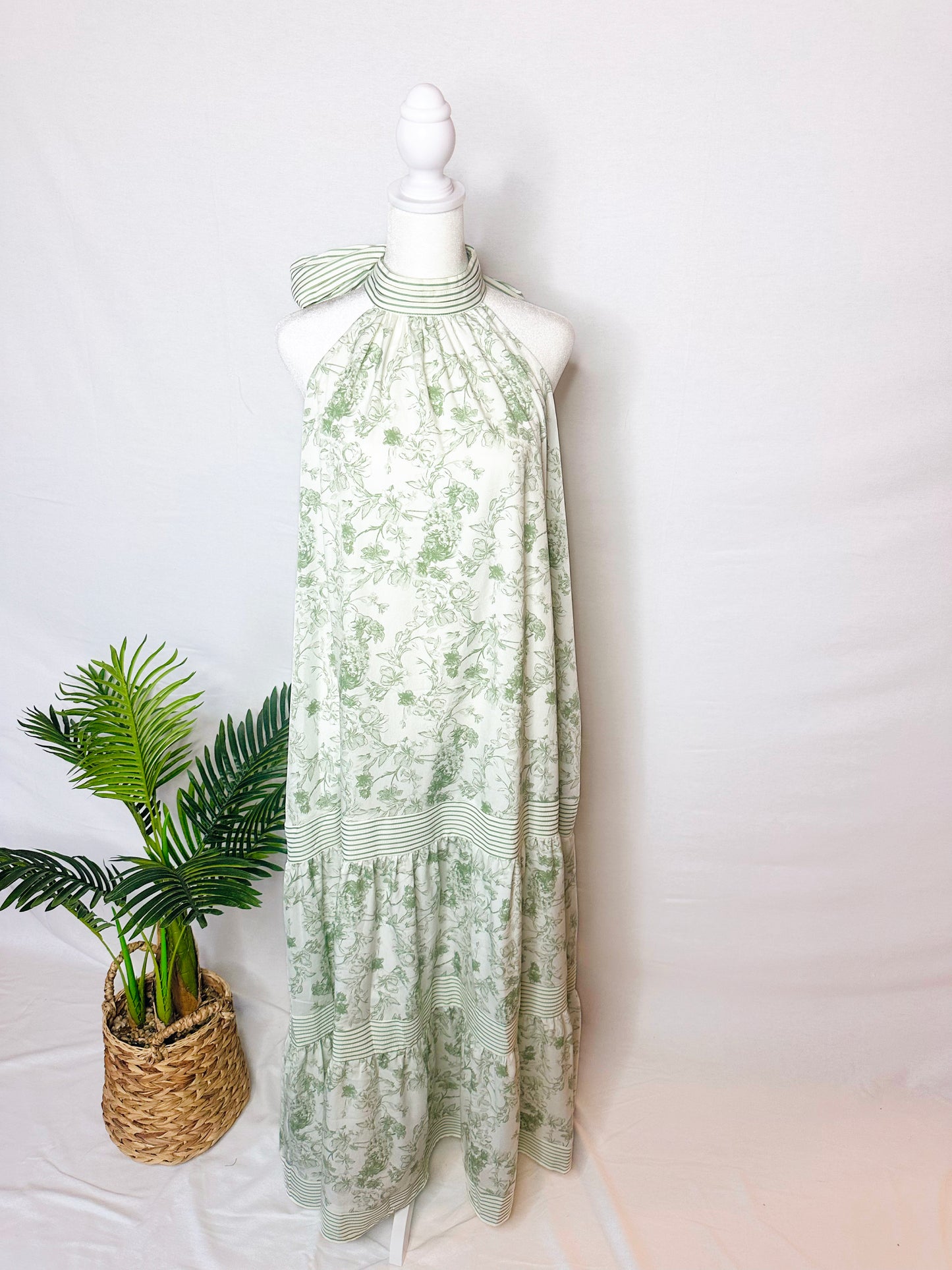 Charity Halter Neck Maxi Dress
