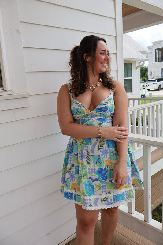 Summertime Blues Dress