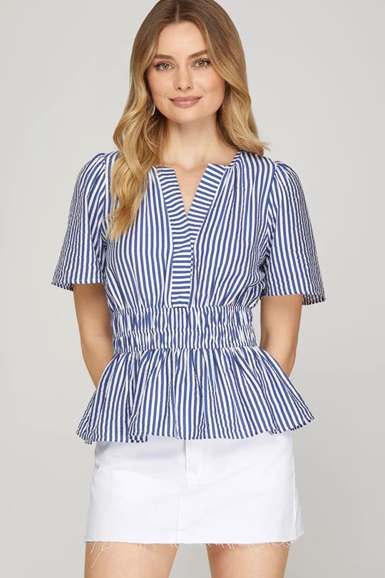 All-American Girl Top - Navy