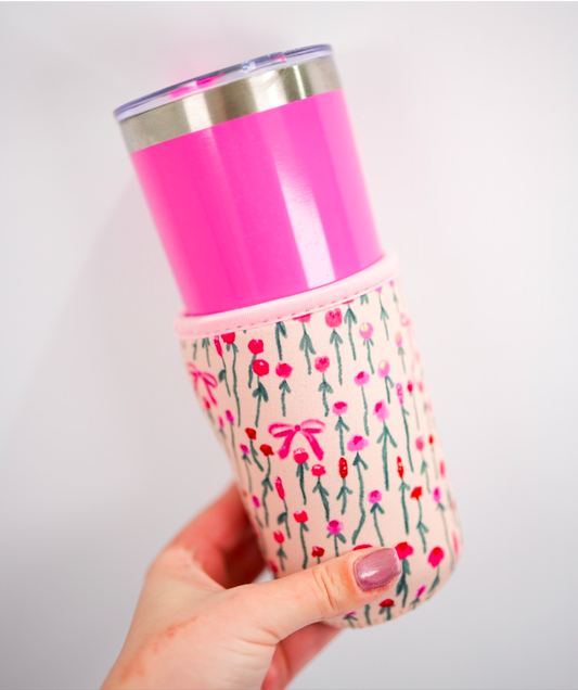 Floral Coffee Coozie