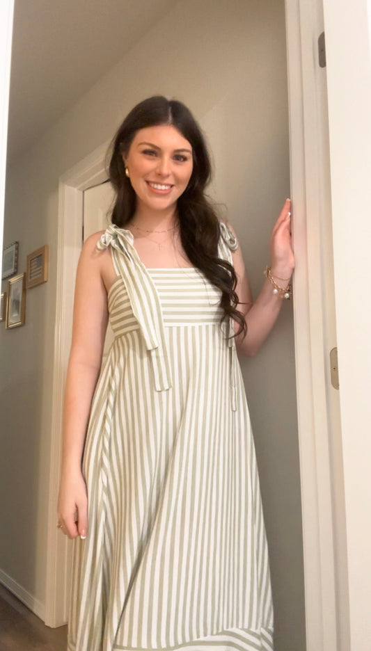 Lauren Dress - Light Olive