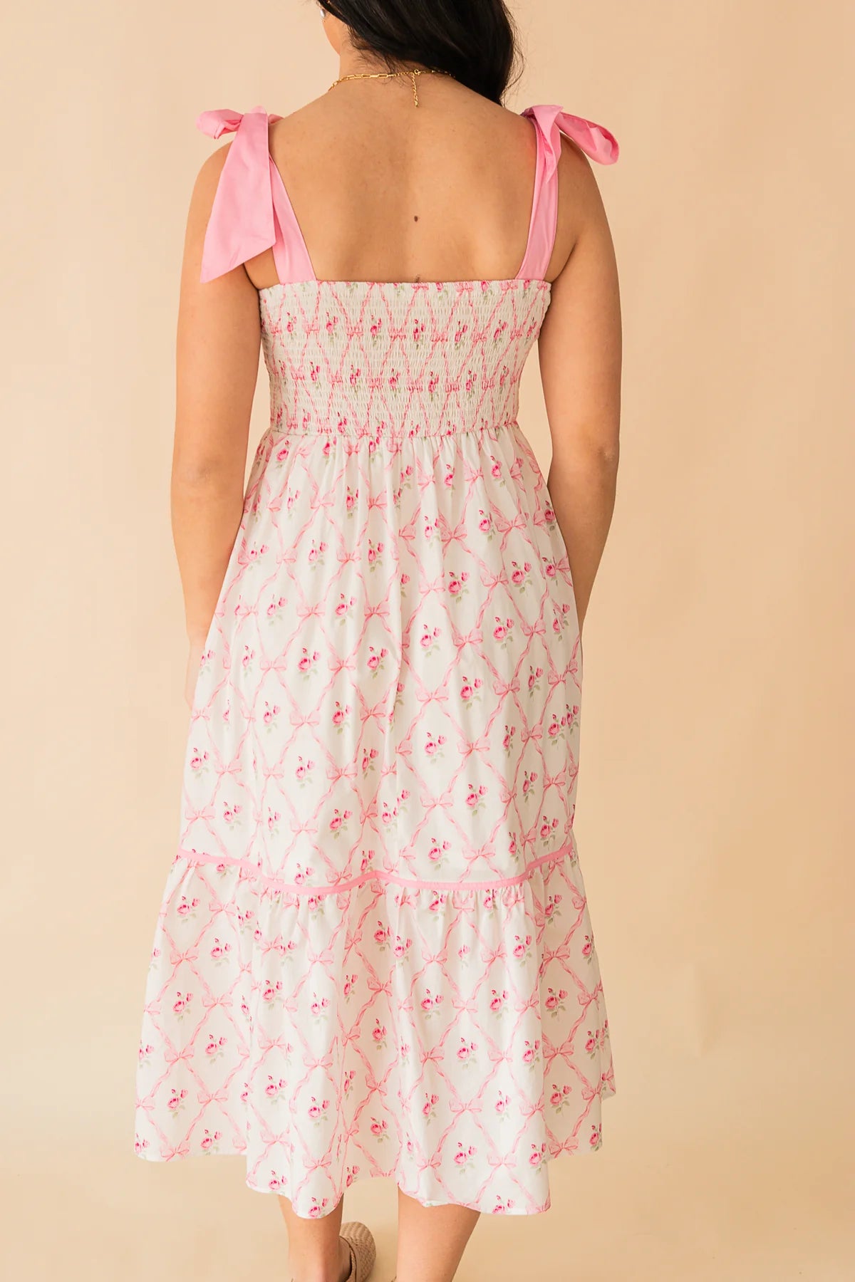 Blossom Belle Midi Dress - Pink