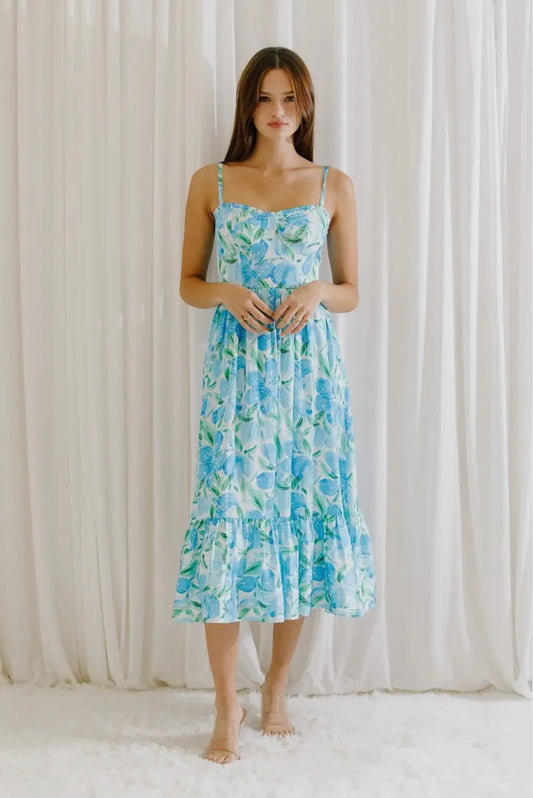 Hawaiian Paradise Dress (detachable straps)