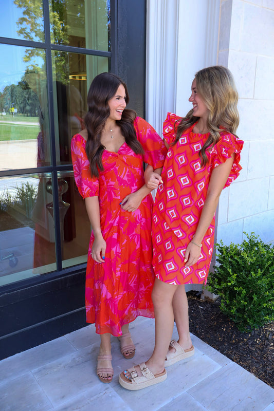 Here Comes The Sun Midi Dress