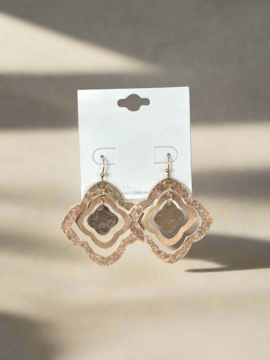 Gold Statement Earrings