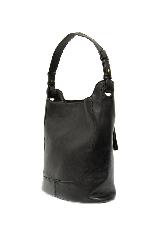 Brielle Small Bucket Bag - Black