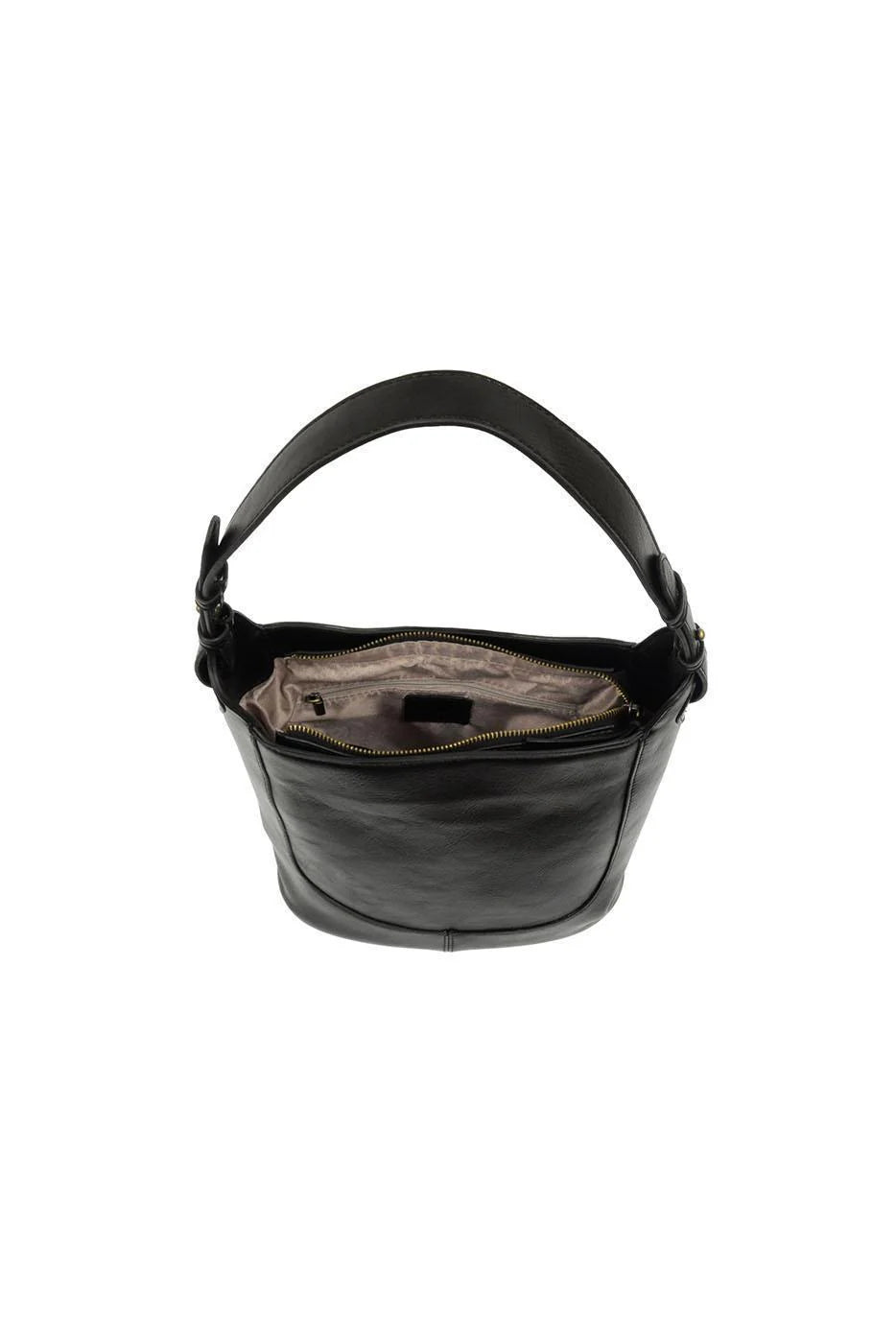 Brielle Small Bucket Bag - Black