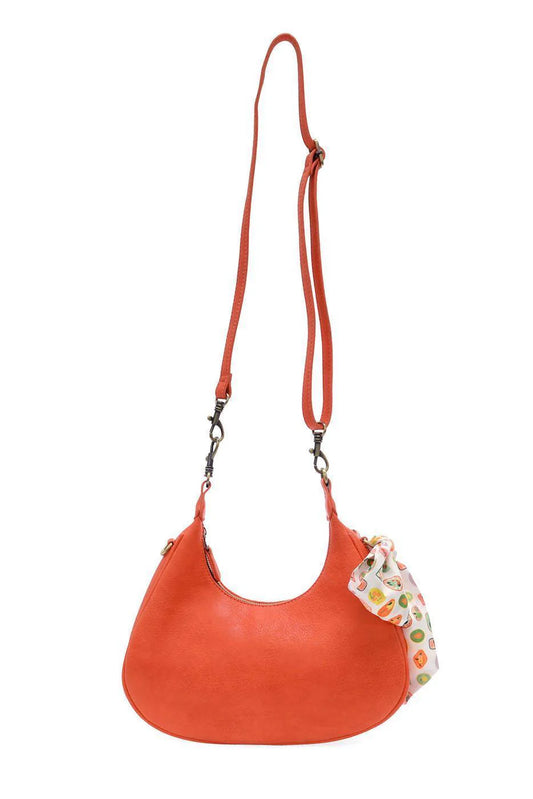 Joy Susan Farmers Market Scarf Convertible Crossbody - Blood Orange