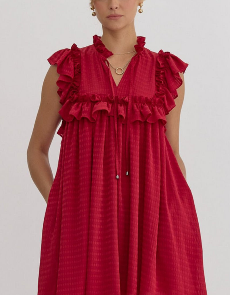 Scarlet Swing Mini Dress