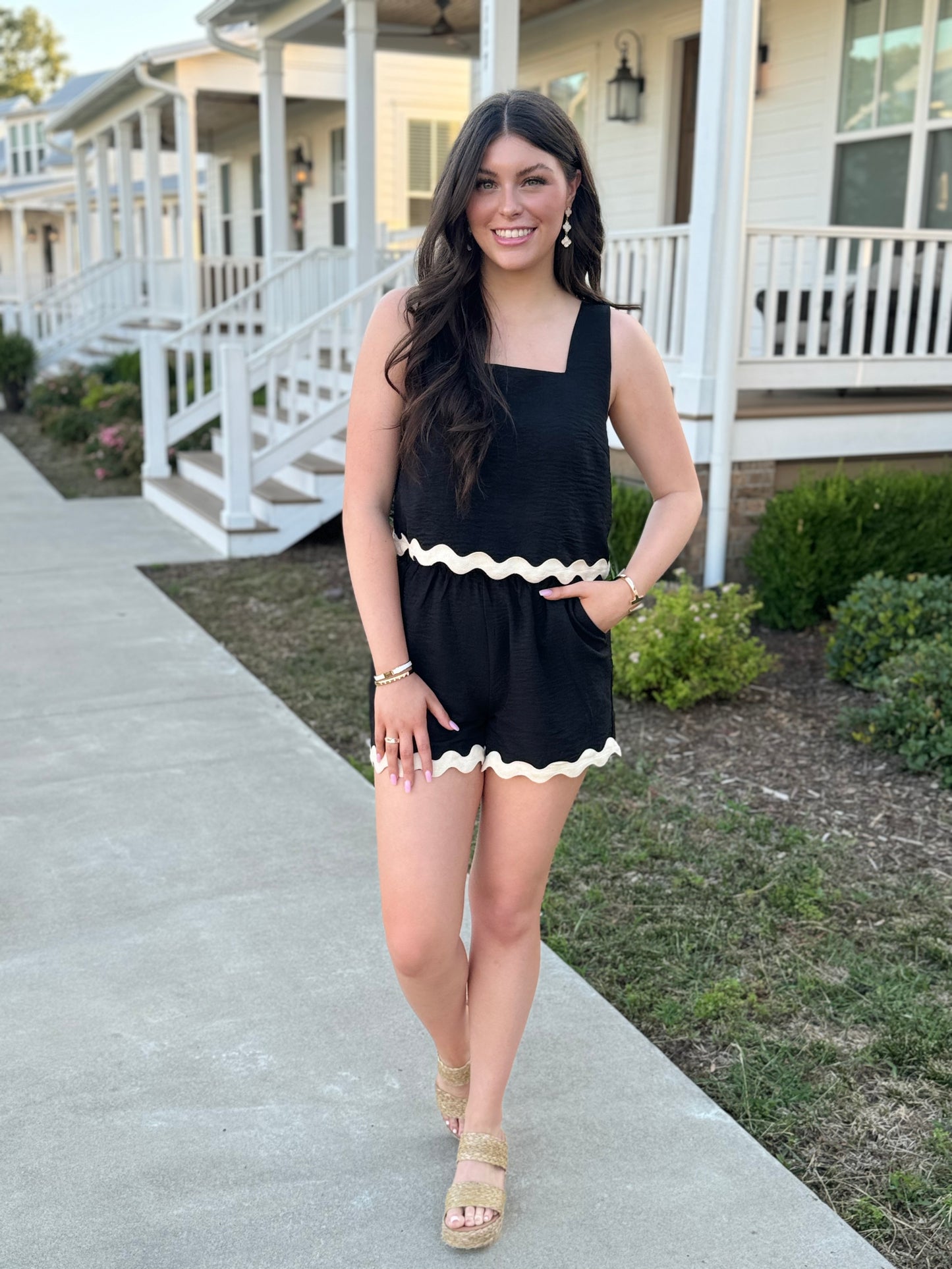 Ric Rac Set in Black