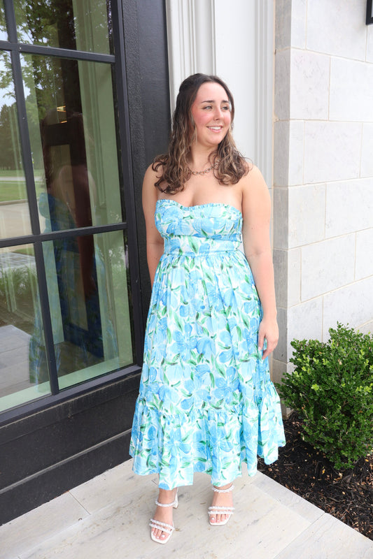 Hawaiian Paradise Dress (detachable straps)