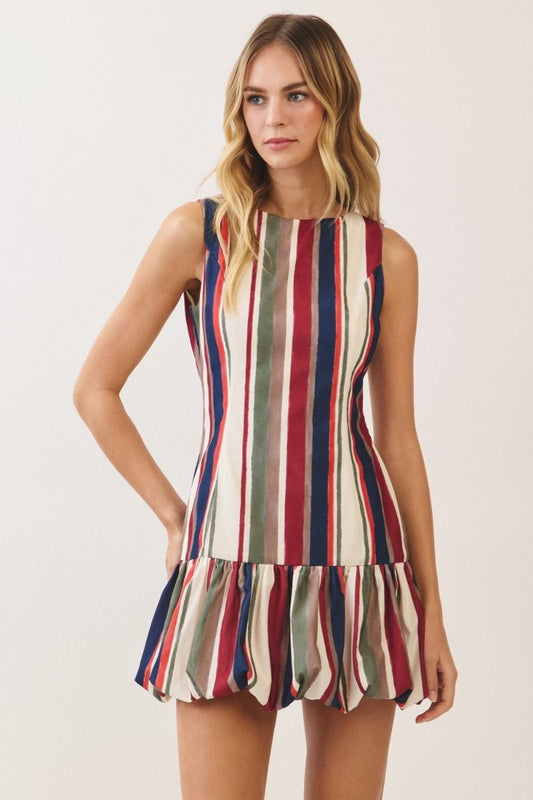 TCEC Fall Striped Dress