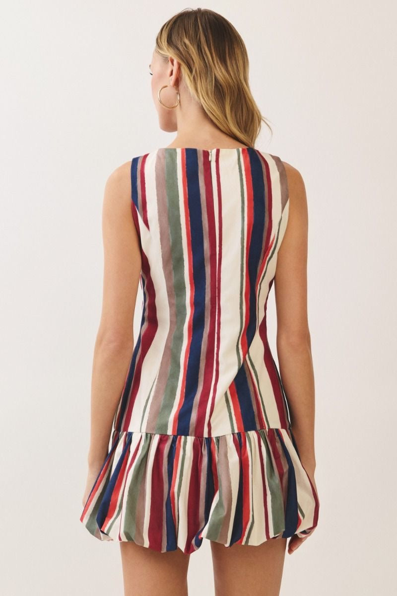 TCEC Fall Striped Dress