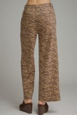 Entro Zebra Soft Material Pants - Camel