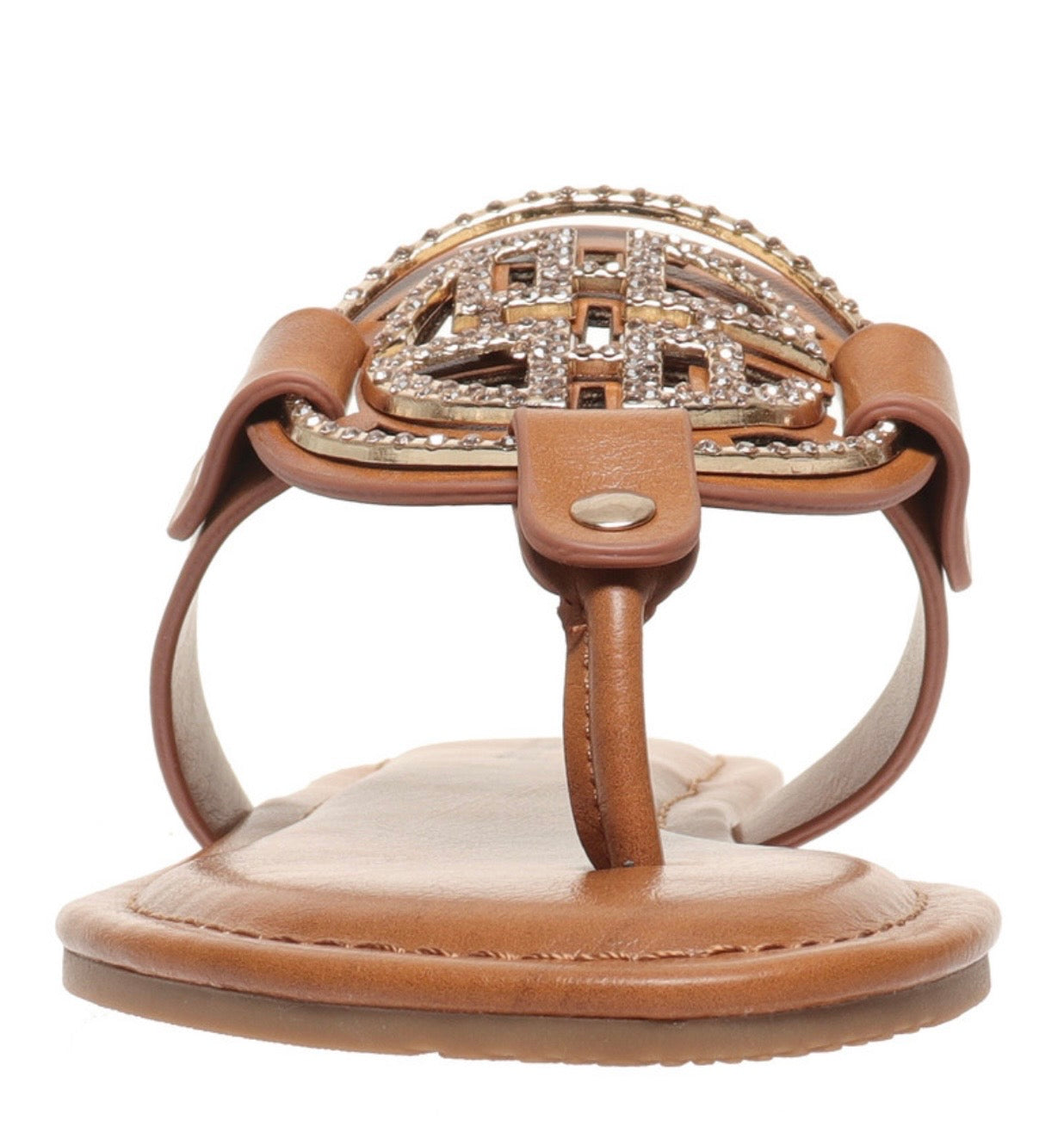 Pierre Dumas Medallion Slip On Sandals