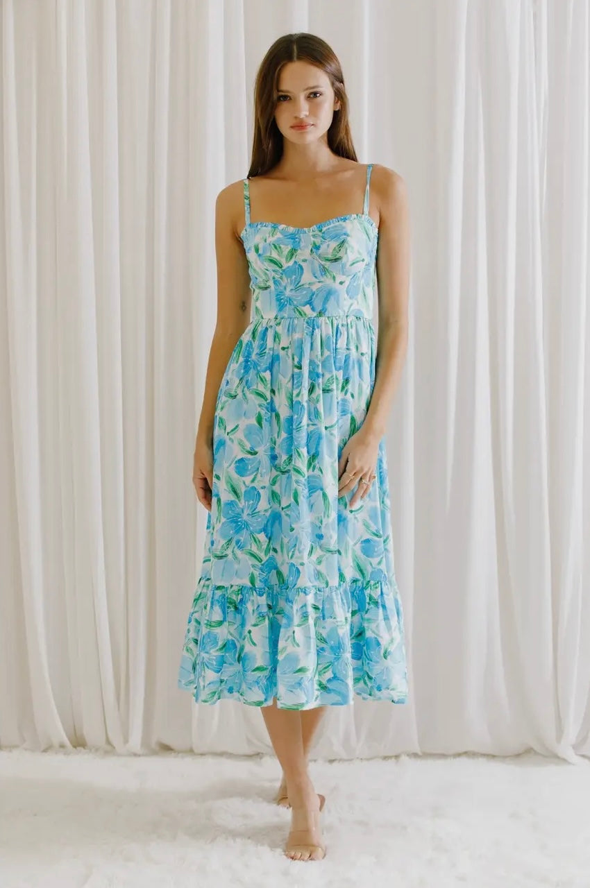 Hawaiian Paradise Dress (detachable straps)