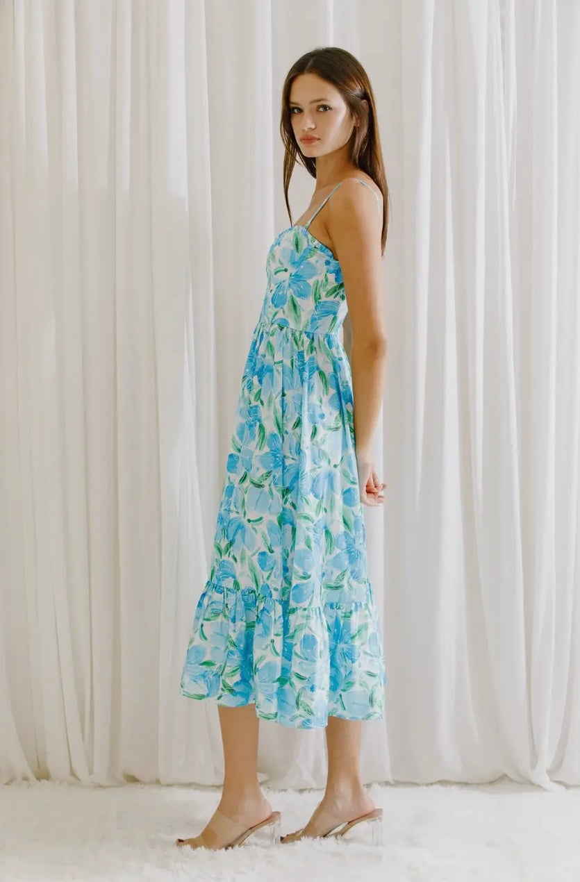 Hawaiian Paradise Dress (detachable straps)