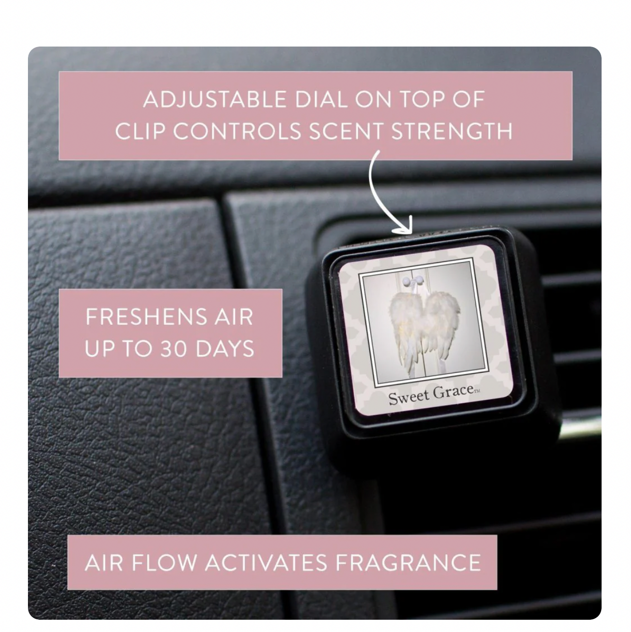 Sweet Grace Auto Vent Clip