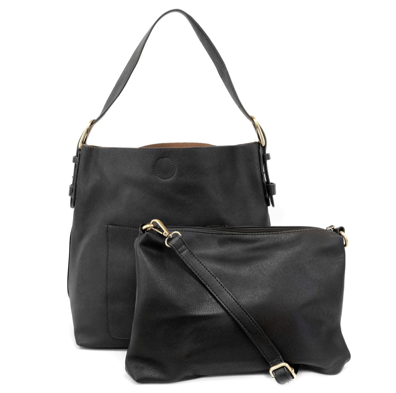 Joy Susan Classic Hobo Handbag - Black