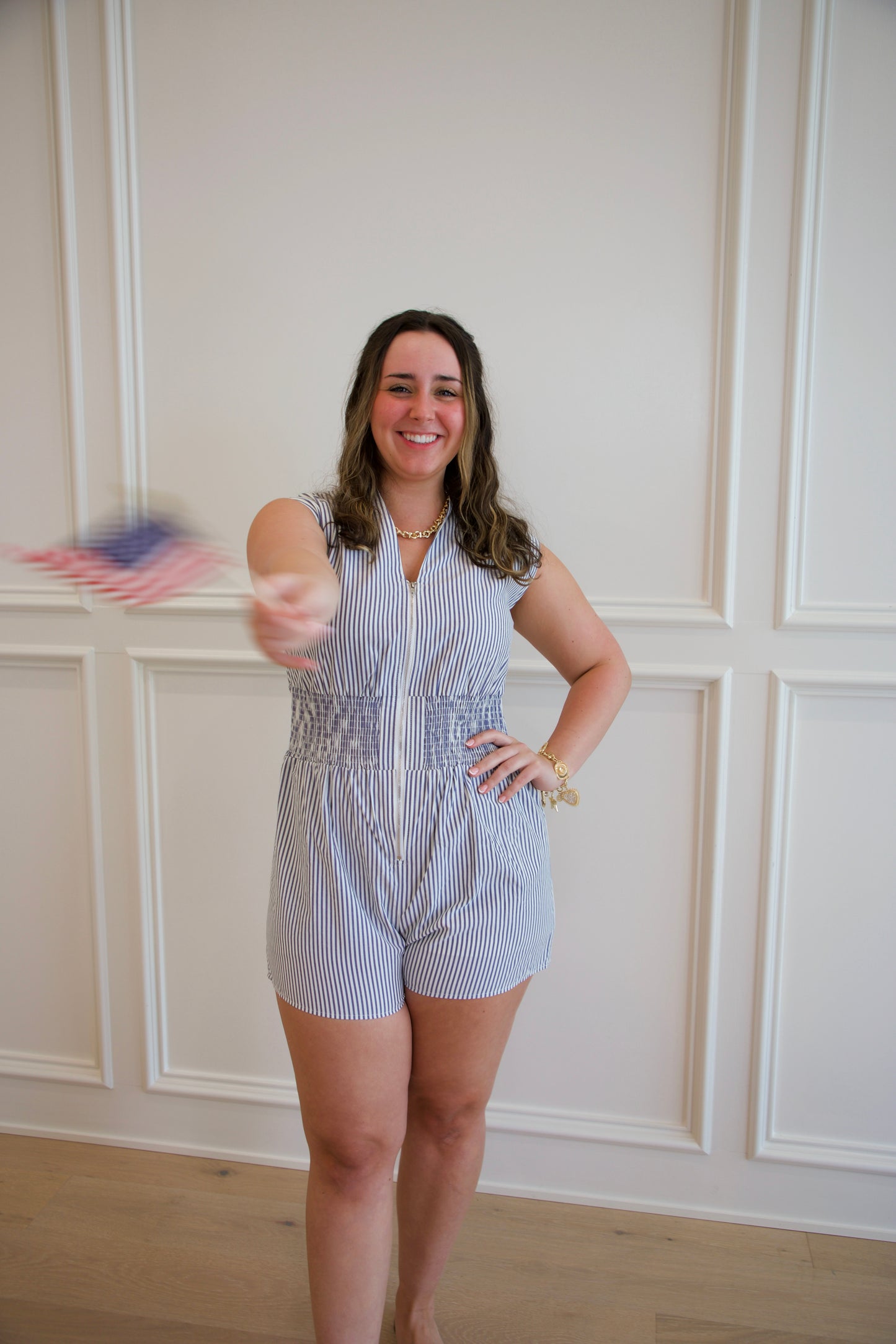 Sparks Fly Romper