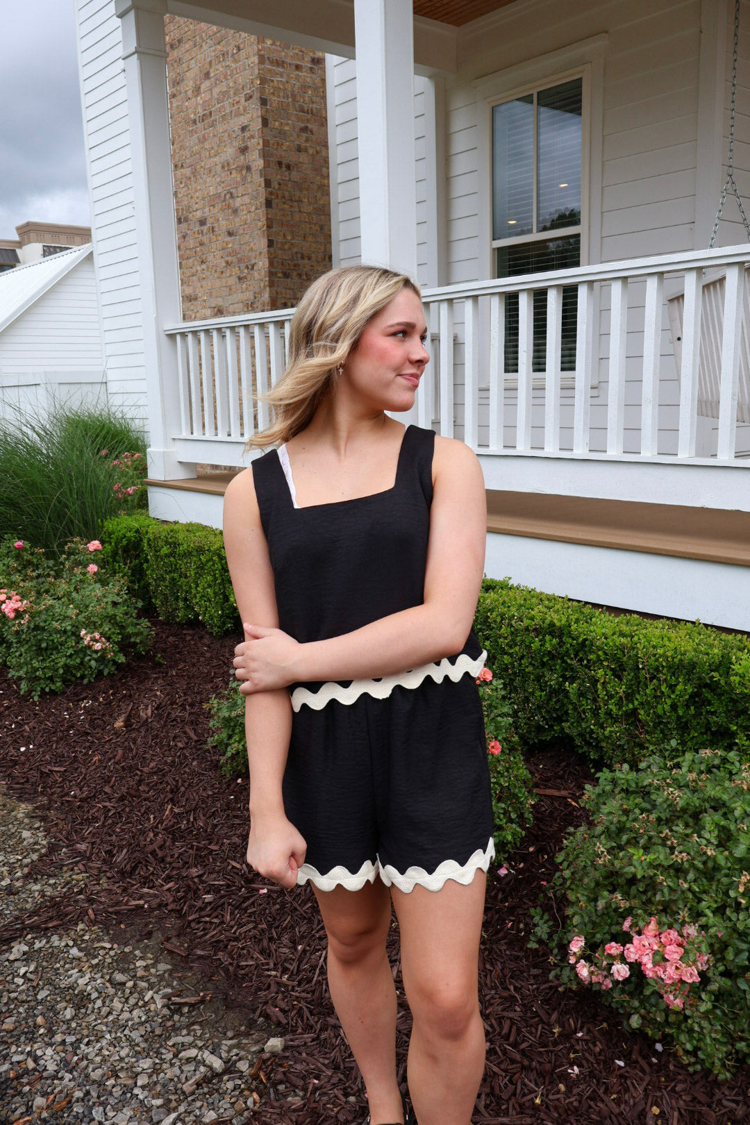 Ric Rac Set in Black