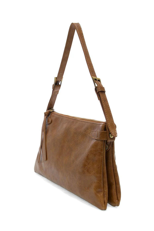 Joy Susan Eve Trapeze Shoulder Bag - Buck Tan