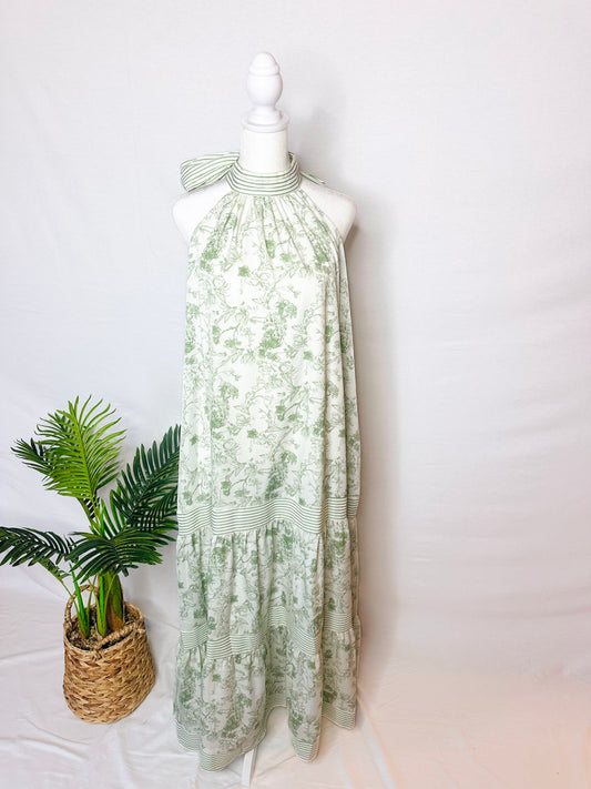 Charity Halter Neck Maxi Dress