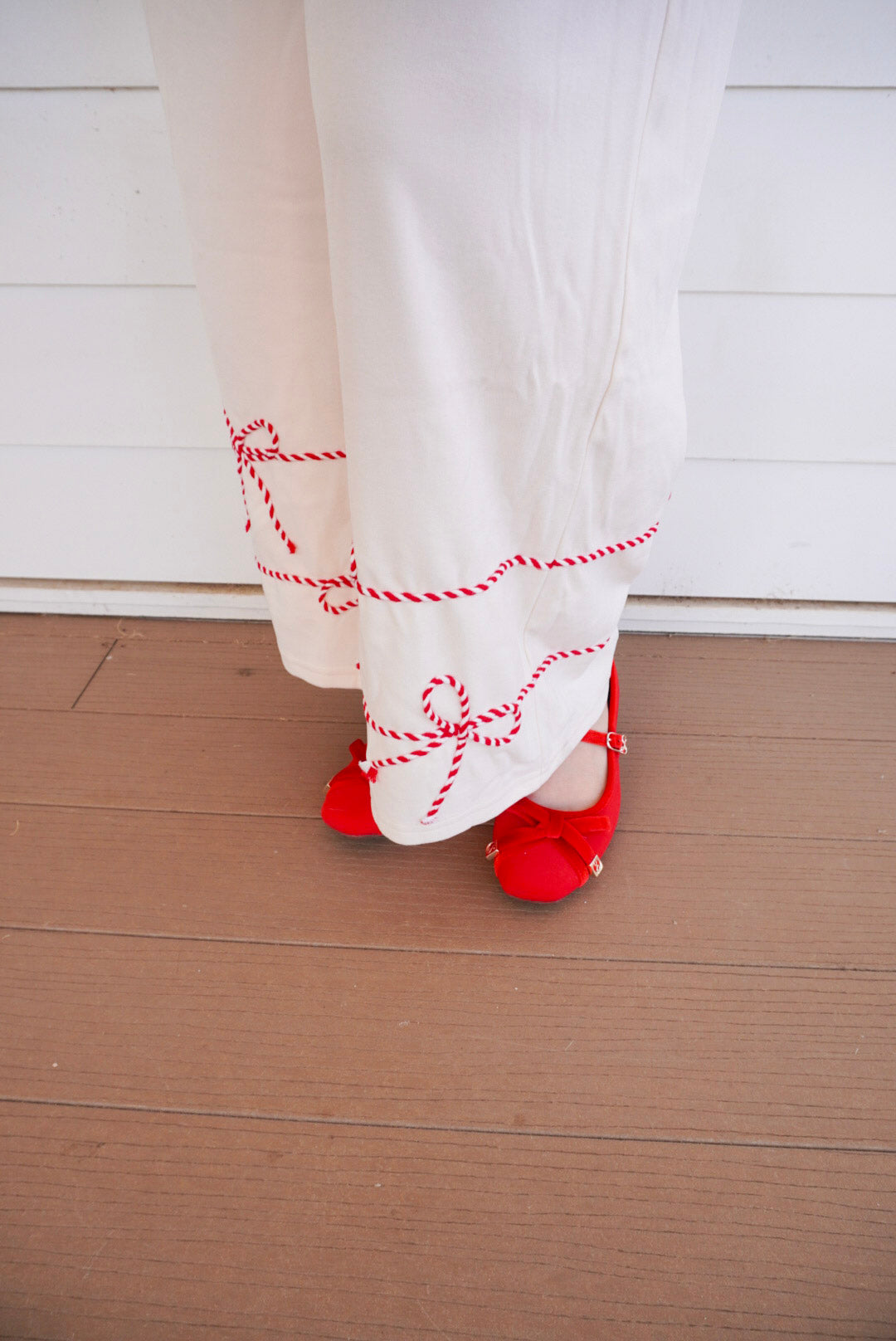 Candy Cane Trim Butter Soft Sweat Set