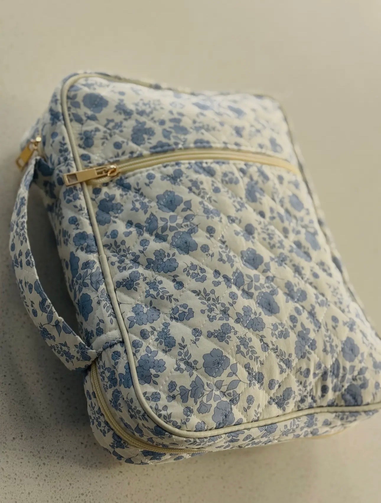 Blue Floral Bible Cover