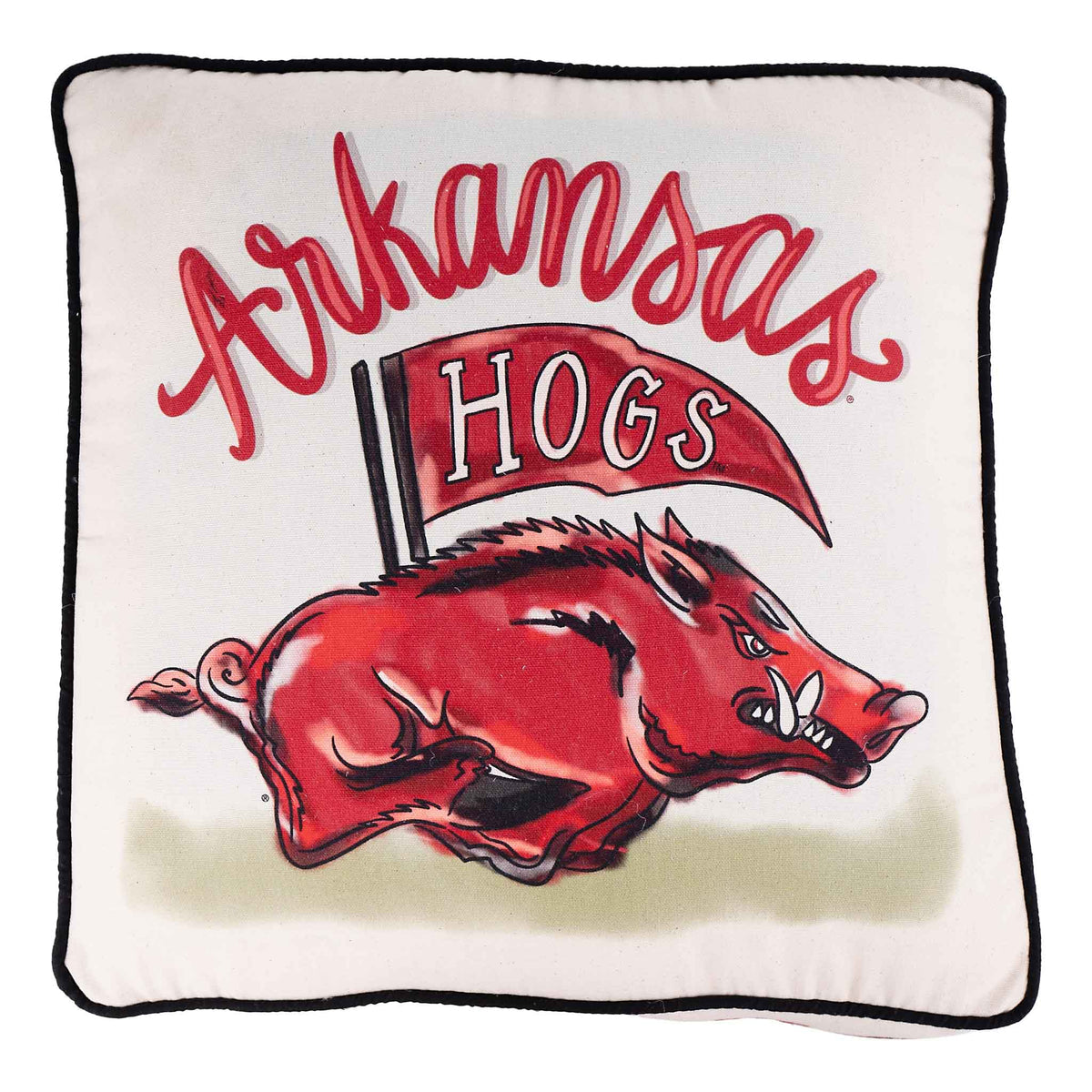 Arkansas Razorback Pillow