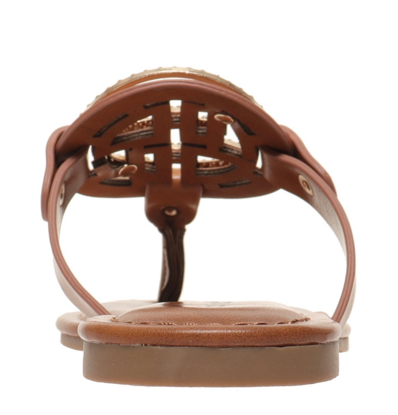 Pierre Dumas Medallion Slip On Sandals