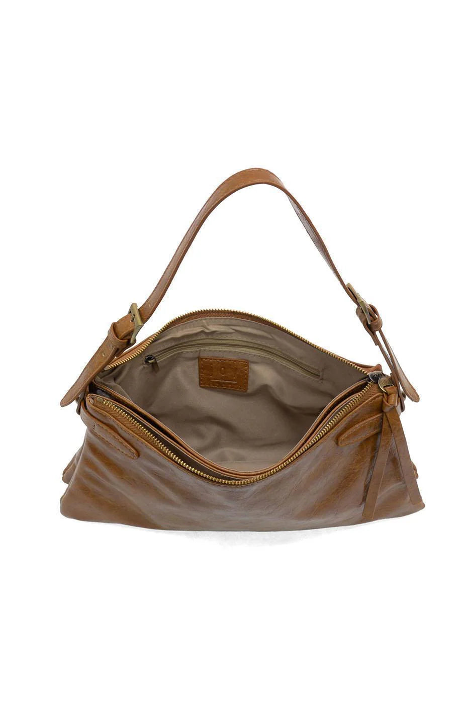 Joy Susan Eve Trapeze Shoulder Bag - Buck Tan