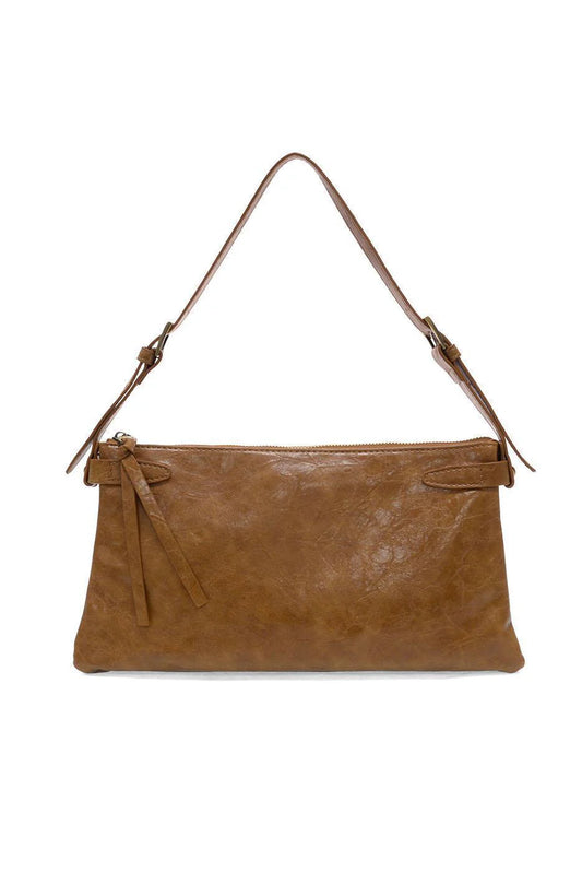Joy Susan Eve Trapeze Shoulder Bag - Buck Tan