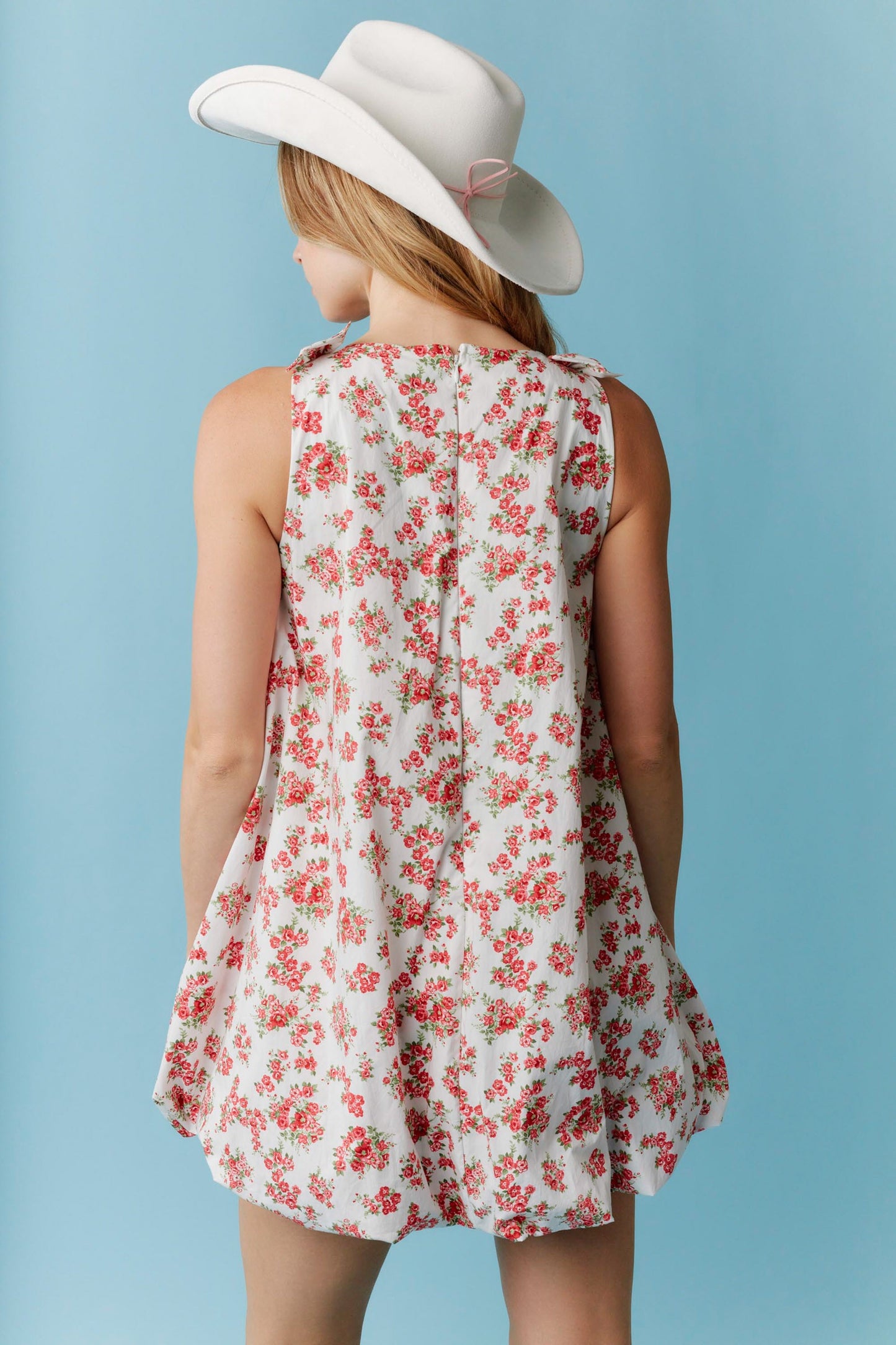 Rosie Floral Sleeveless Bubble Dress