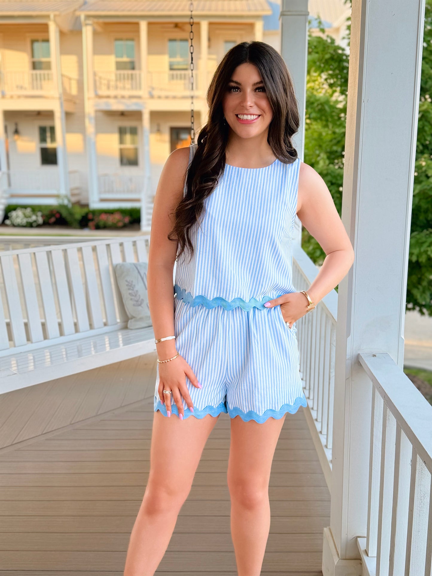 Ric Rac Set in Blue