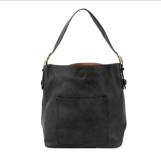 Joy Susan Classic Hobo Handbag - Black