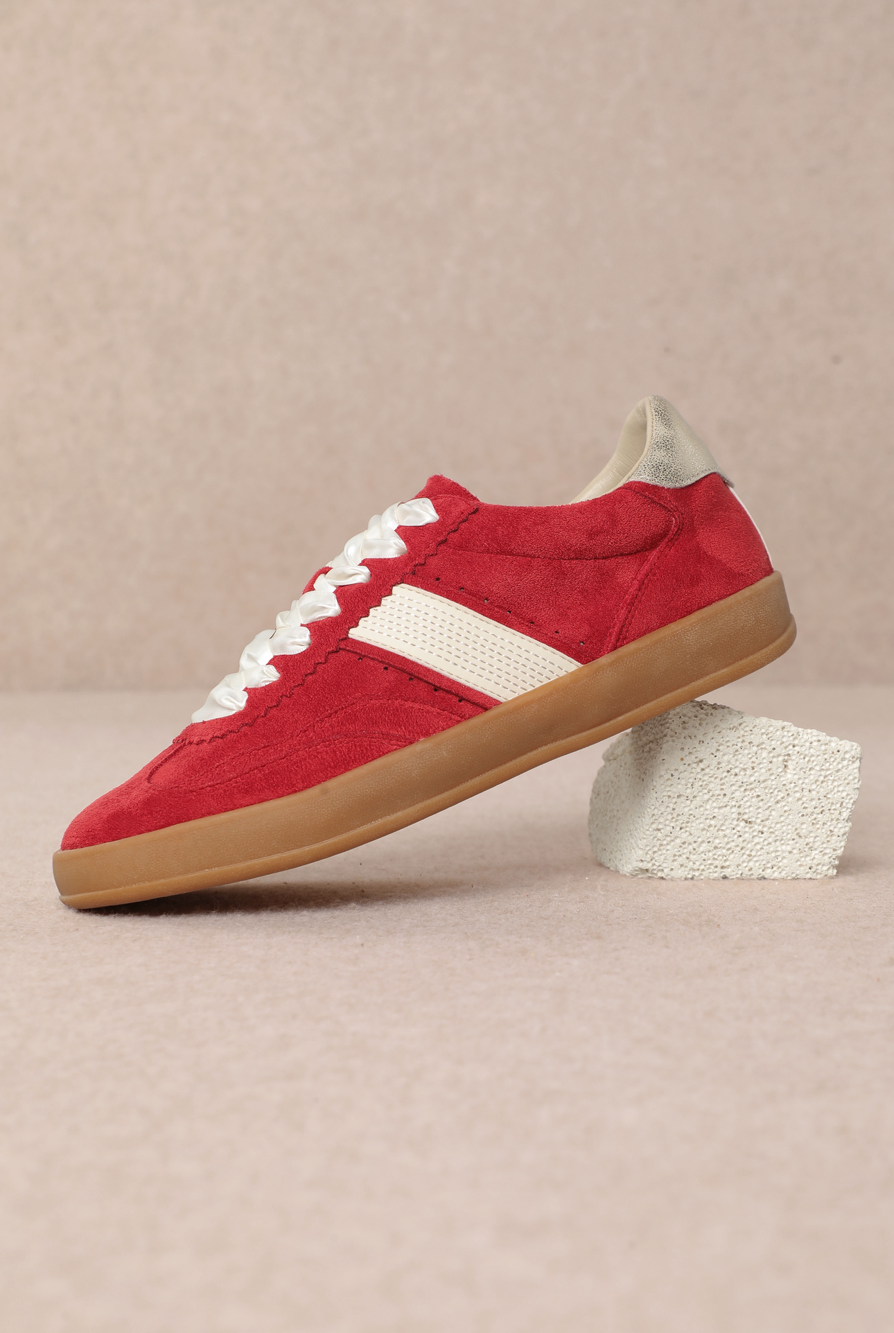 Miim Suede Sneakers - Red