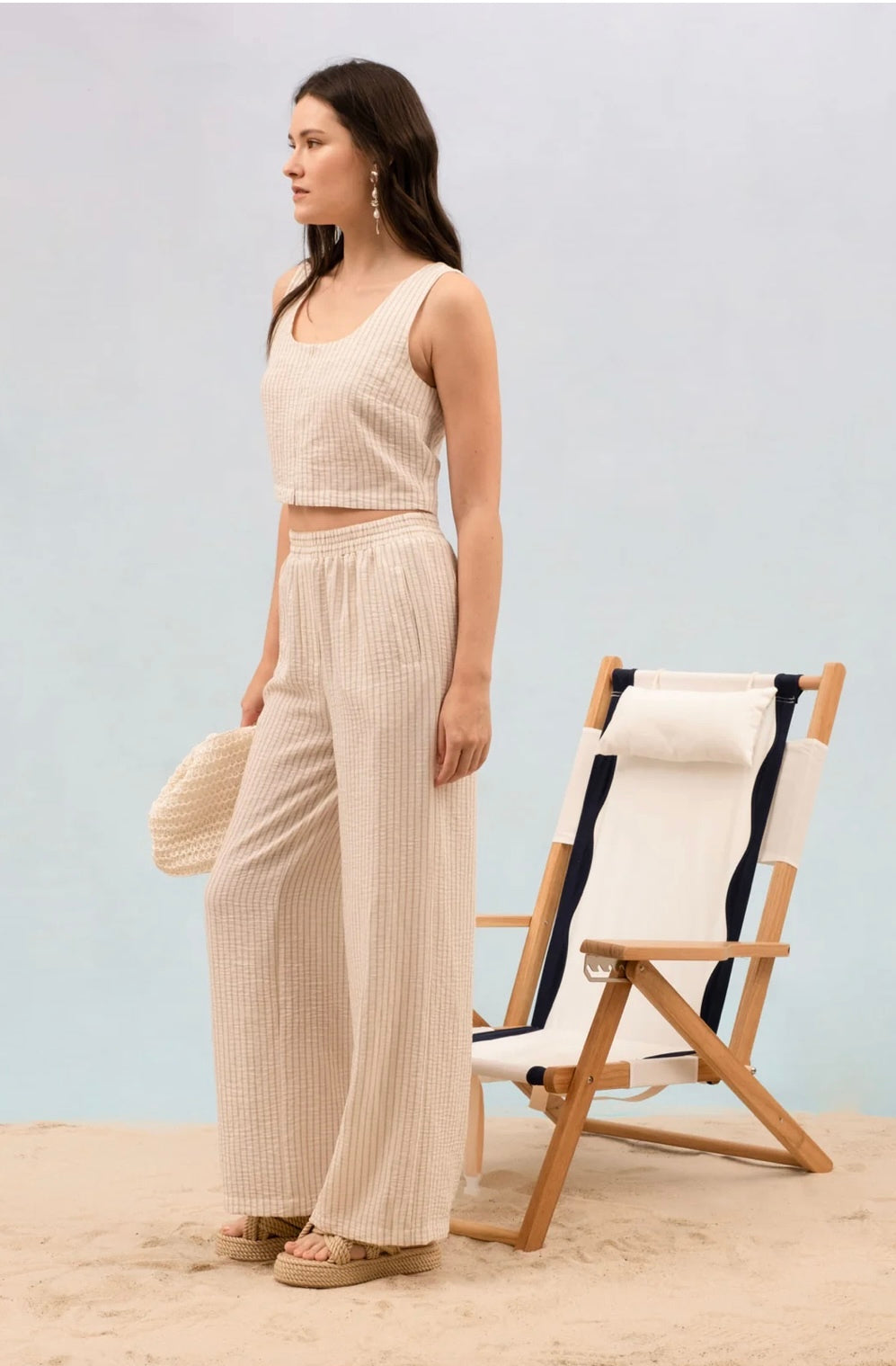 Life Is Good Linen Pants - Light Khaki