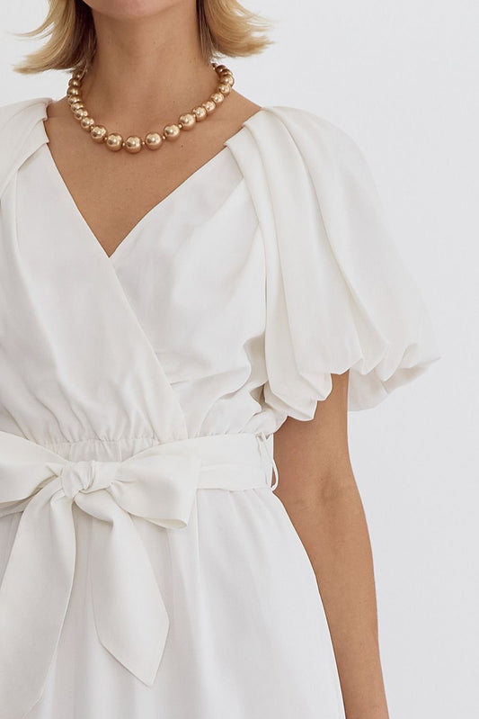 Picture Perfect Dress - White