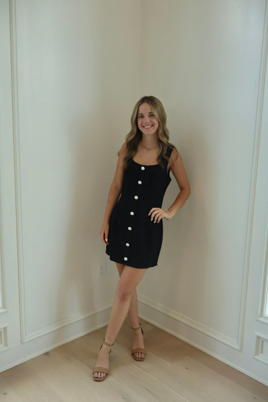 Perfect Date Nights Tweed Mini Dress