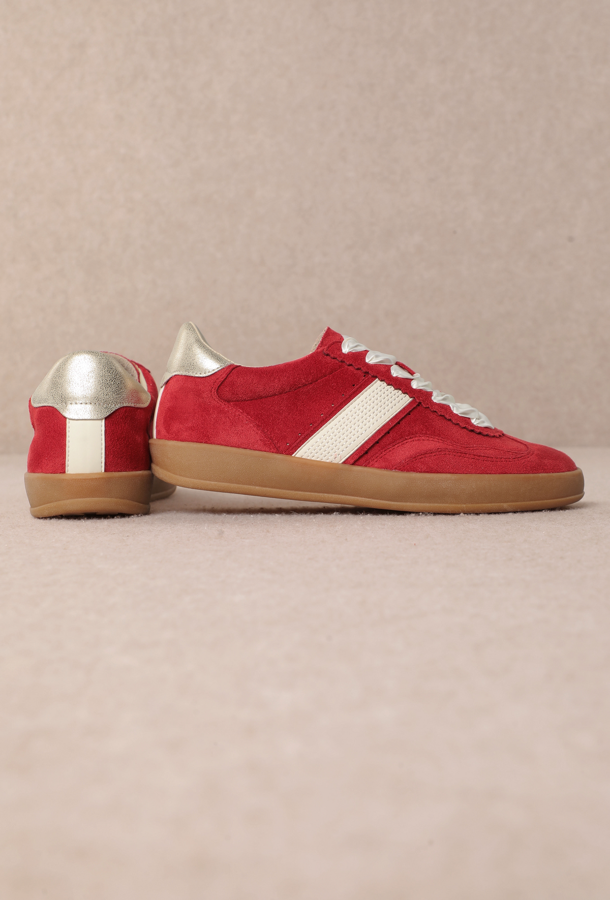 Miim Suede Sneakers - Red