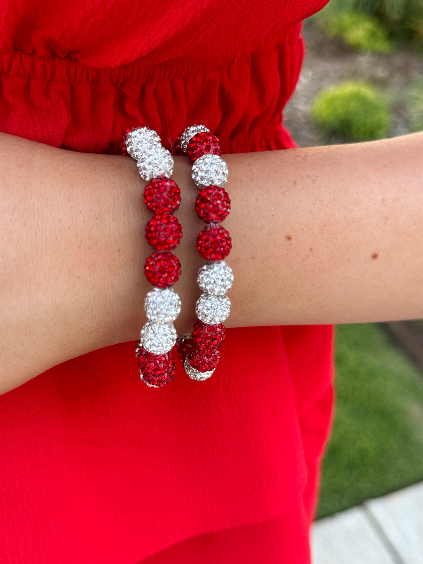 Arkansas Rhinestone Bracelet