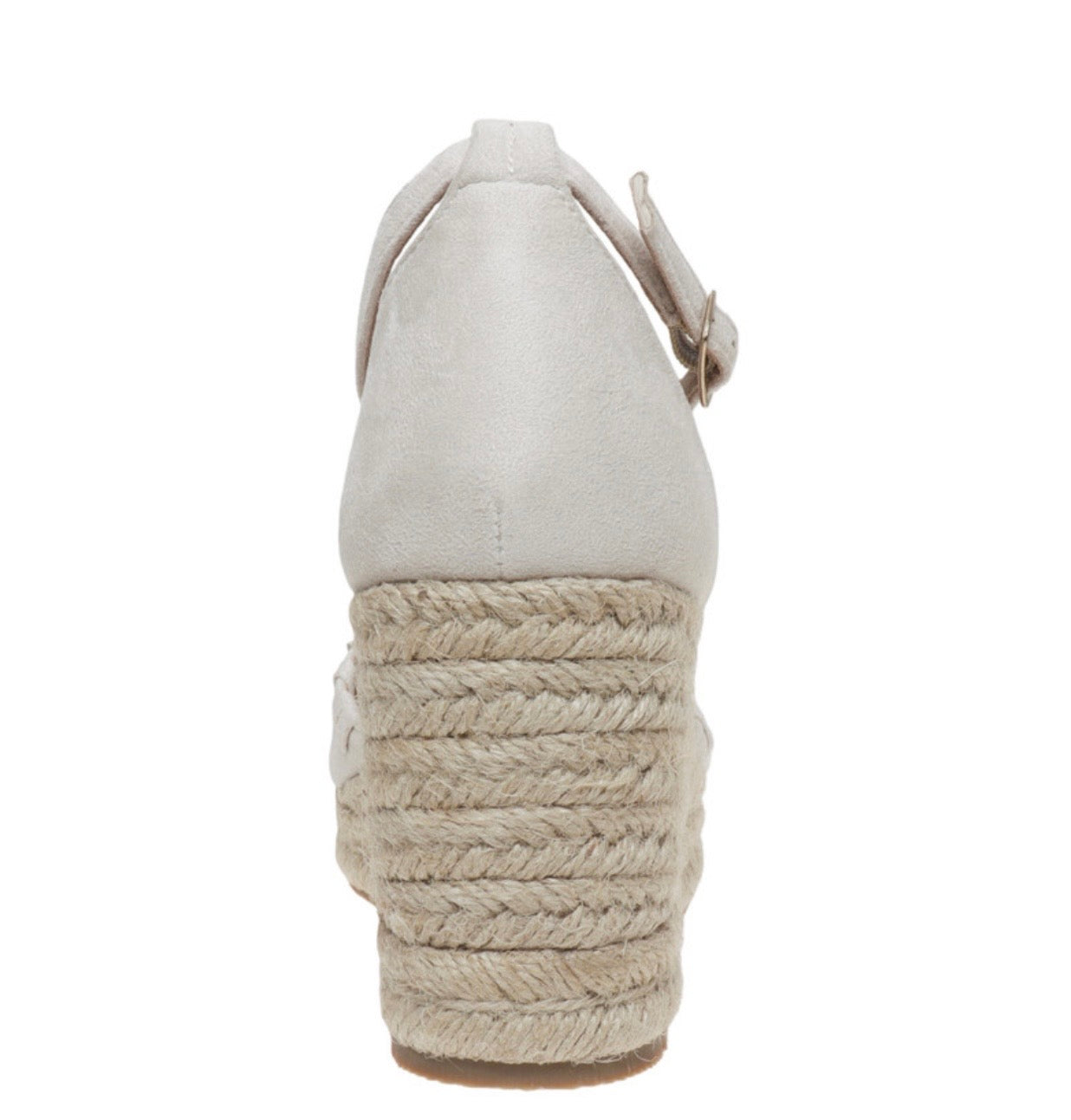 Pierre Dumas Wedge Sandals With Ankle Strap - Nude