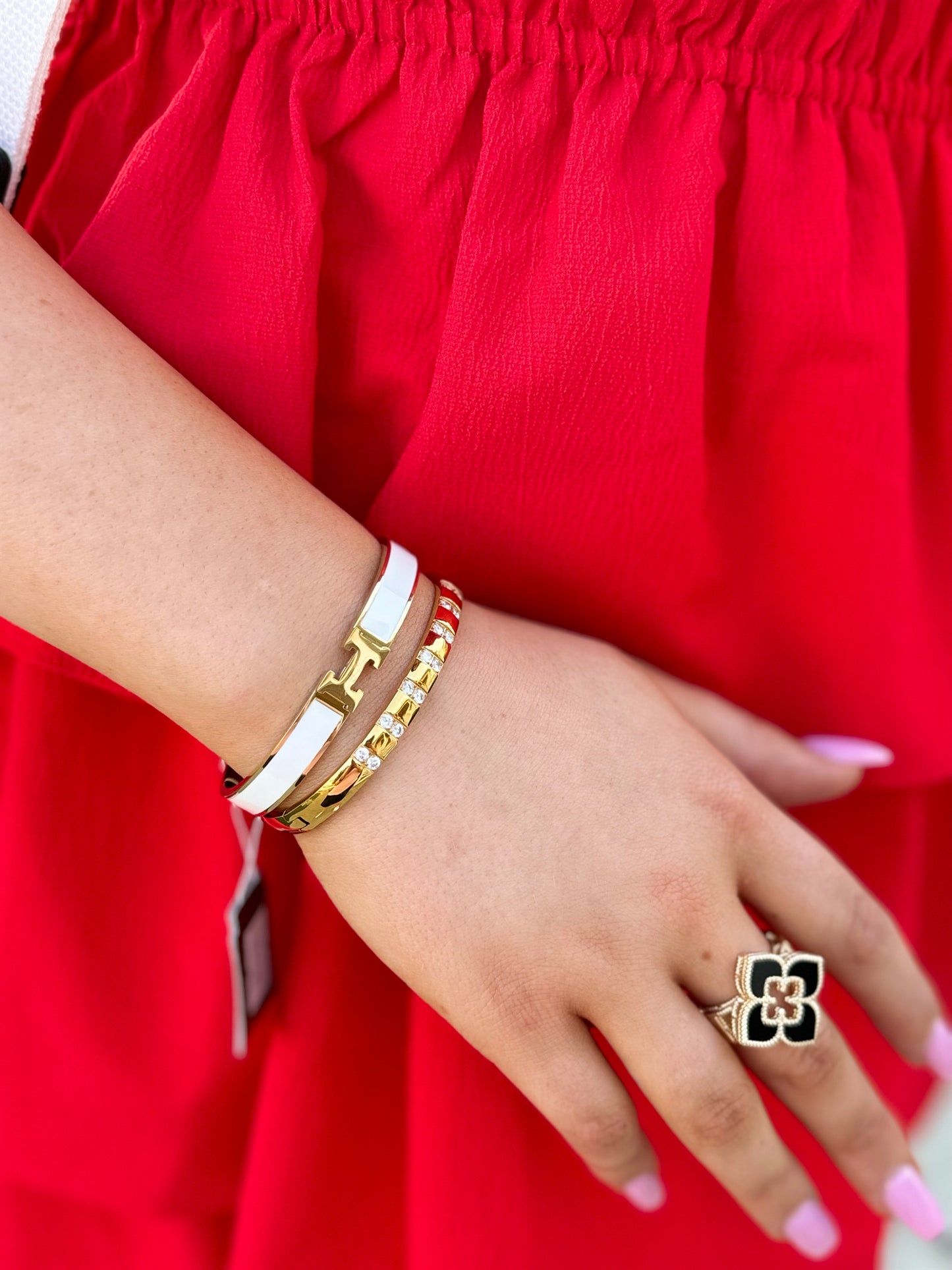 Gold Rhinestone Bracelet