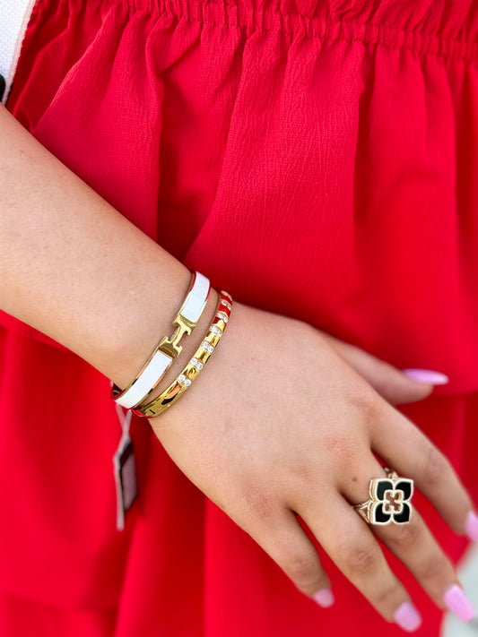 Gold Rhinestone Bracelet