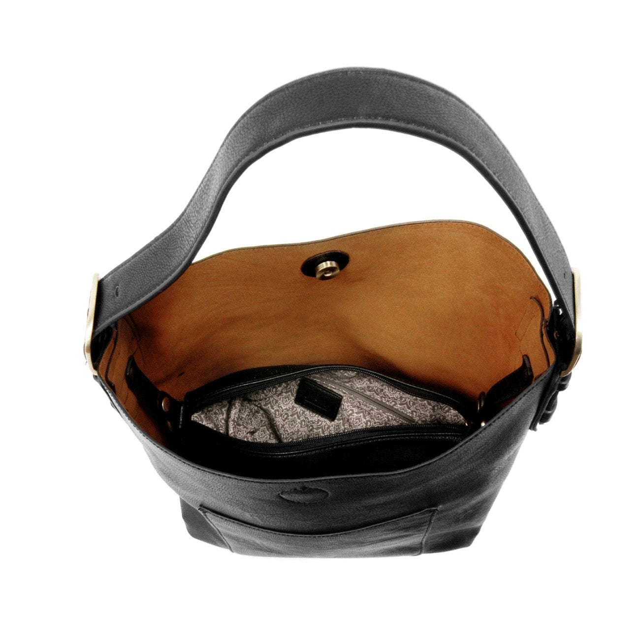 Joy Susan Classic Hobo Handbag - Black