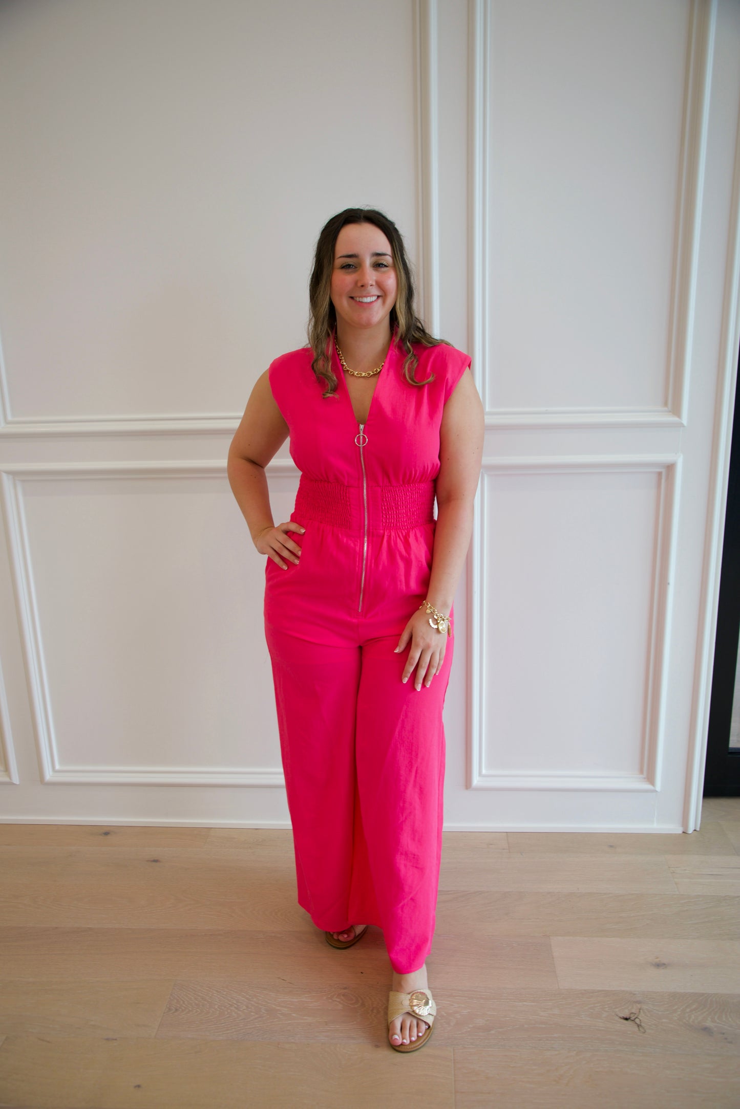Malibu Jumpsuit - Pink