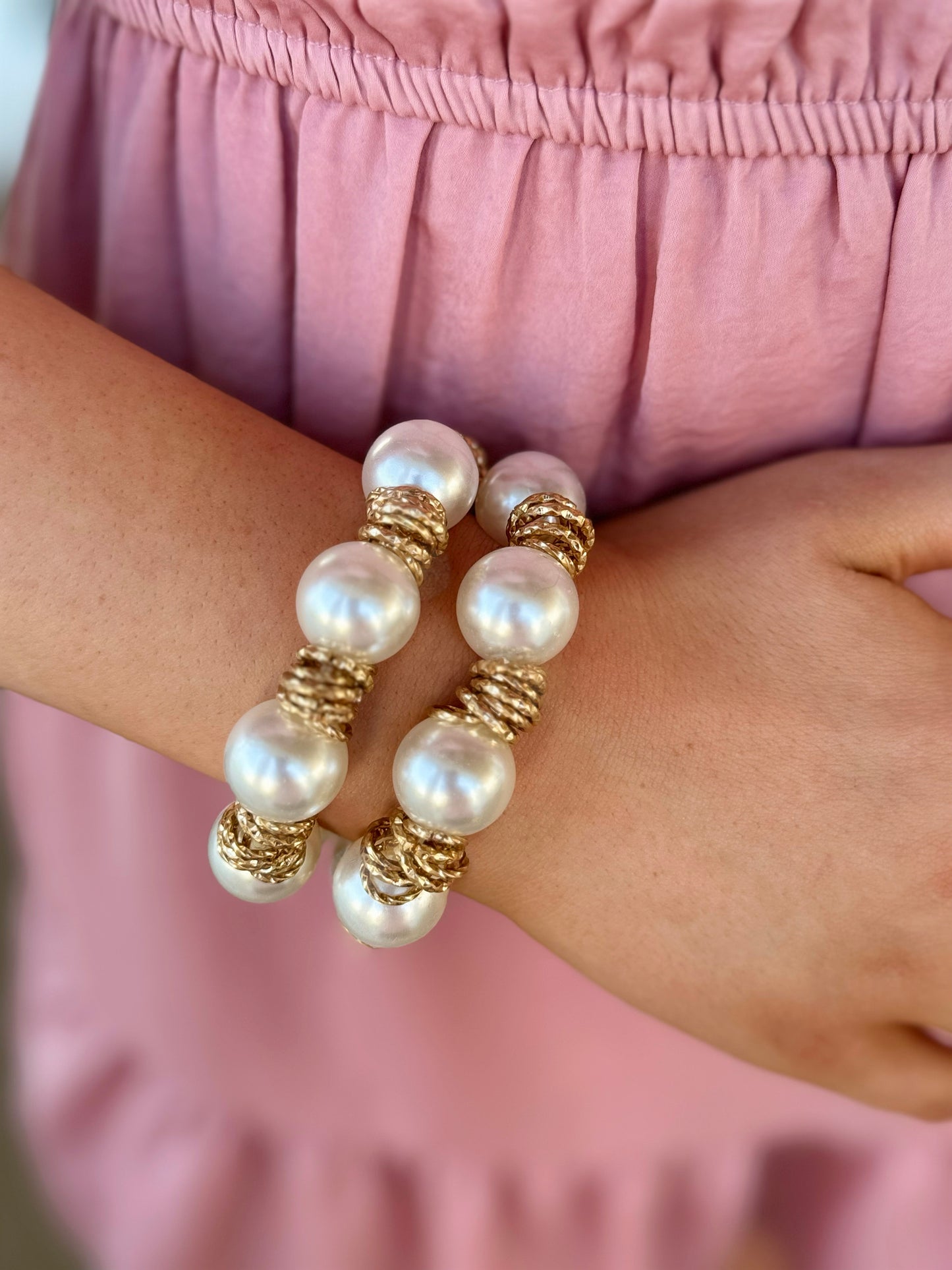Pearl Bracelet Stack